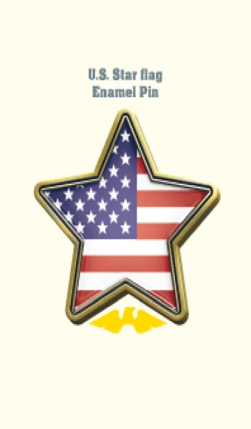 [LINE着せ替え] U.S. Star flag Enamel Pin 70の画像1