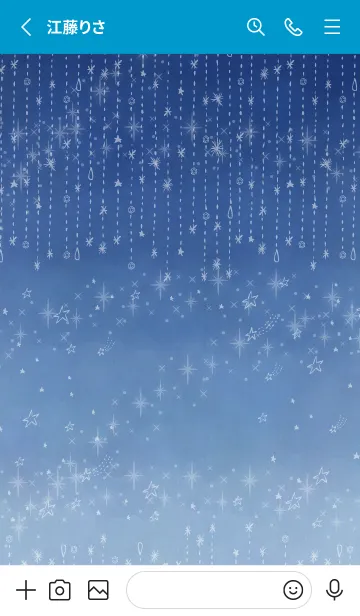 [LINE着せ替え] 星キラキラ15の画像2