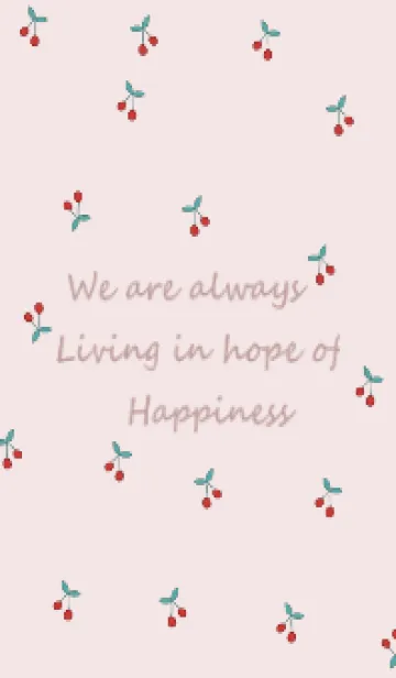 [LINE着せ替え] さくらんぼ_rosepinkの画像1