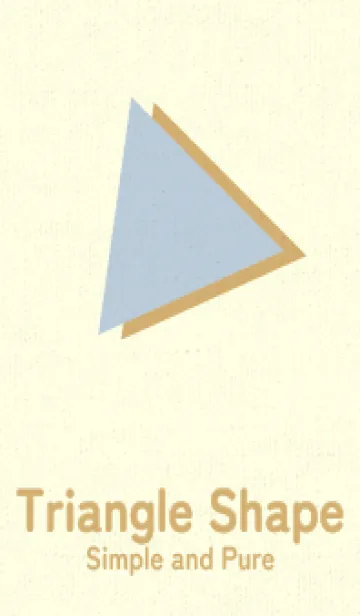 [LINE着せ替え] 三角型の着せかえ パウダーブルーの画像1