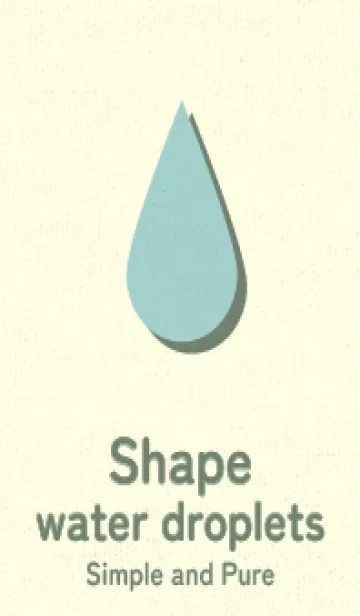 [LINE着せ替え] 水滴のきせかえ ペールアクアの画像1