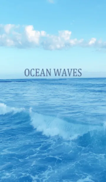 [LINE着せ替え] OCEAN WAVES HAWAII-MEKYM 21の画像1