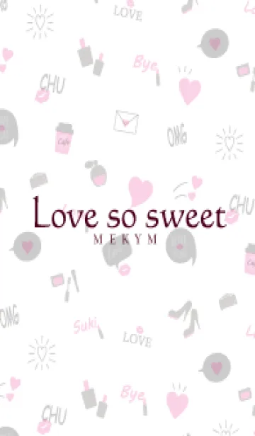 [LINE着せ替え] Love so sweet - MEKYM 14の画像1