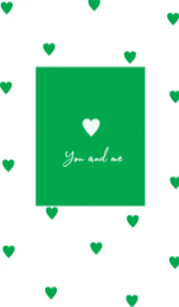 [LINE着せ替え] pattern_heart :greenの画像1