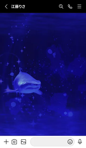[LINE着せ替え] サメ 深海 Deep sea shark4の画像2