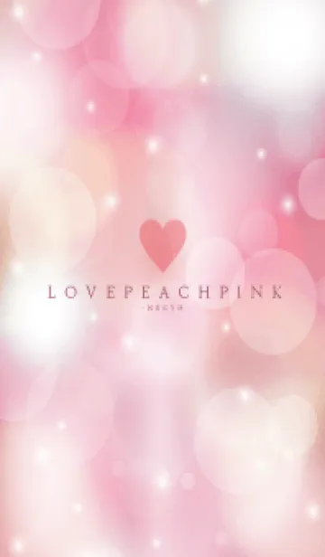 [LINE着せ替え] LOVE PEACH PINK - MEKYM 6の画像1