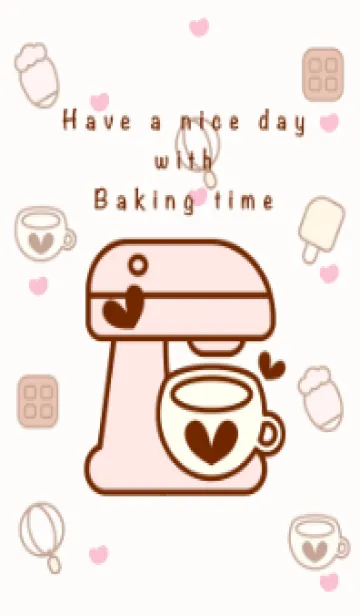 [LINE着せ替え] Happy baking time 11の画像1