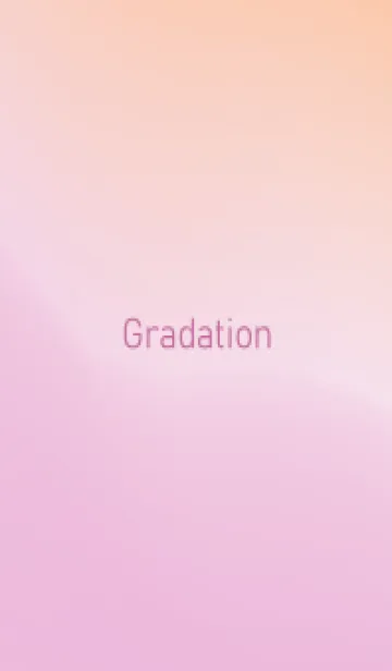 [LINE着せ替え] gradation-ORANGE&PINK-17の画像1