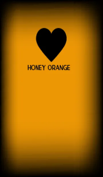 [LINE着せ替え] Black & Honey Orange Theme V5 (JP)の画像1