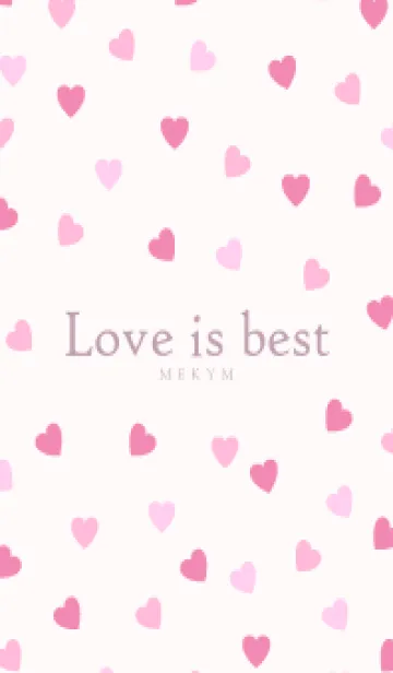 [LINE着せ替え] Love is best PINK-MEKYM 14の画像1