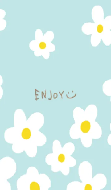 [LINE着せ替え] 白い花 斜め 舞う11の画像1