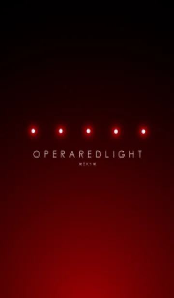 [LINE着せ替え] OPERA RED LIGHT. -MEKYM-の画像1