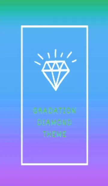 [LINE着せ替え] グラデーション ダイアモンド  305の画像1