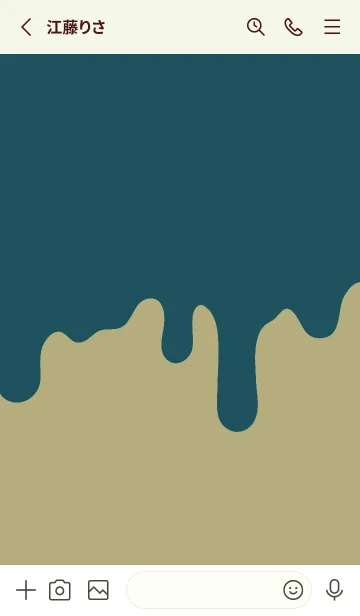 [LINE着せ替え] ドリップ スマイル .13の画像2