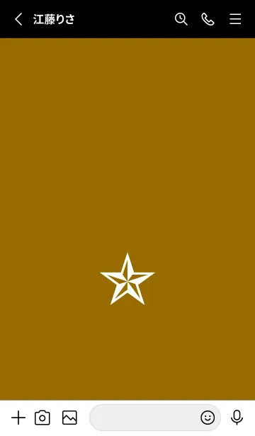 [LINE着せ替え] シンプル ロック スター _43の画像2