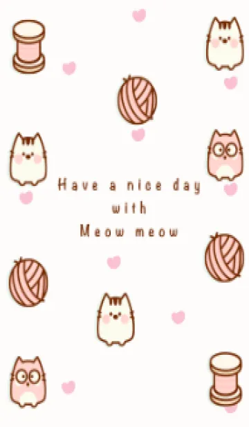 [LINE着せ替え] Baby meow meow theme 14の画像1