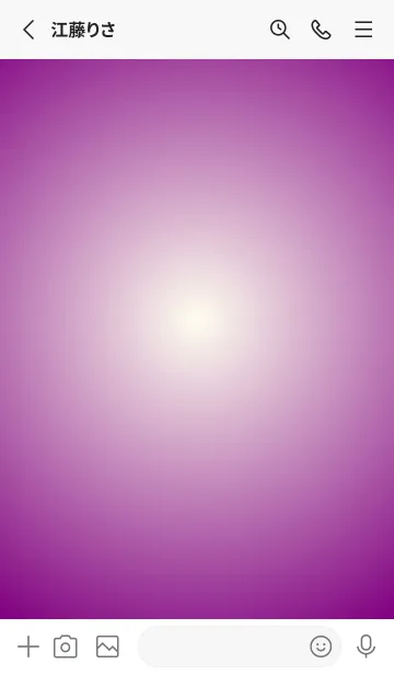 [LINE着せ替え] アイボリー●パープル.TKCの画像2