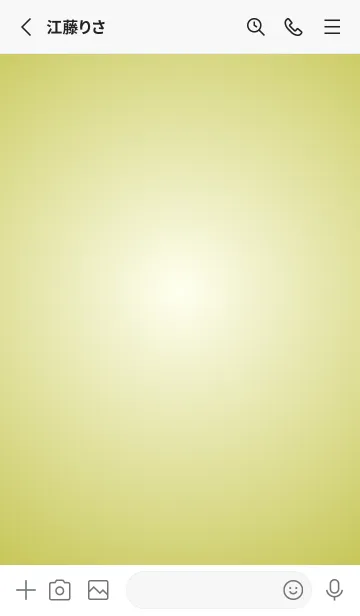 [LINE着せ替え] アイボリー●くすみイエロー.TKCの画像2