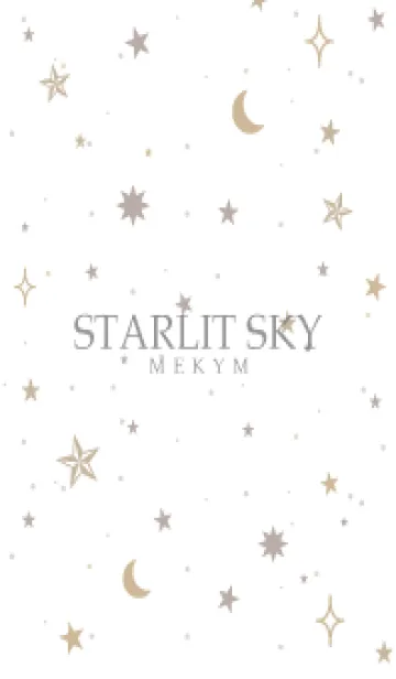 [LINE着せ替え] SIMPLE STARLIT SKY - MEKYM 16の画像1