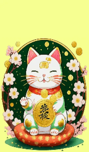 [LINE着せ替え] 招き猫ちゃん V.11の画像1