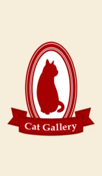 [LINE着せ替え] Cat Gallery【RED】の画像1