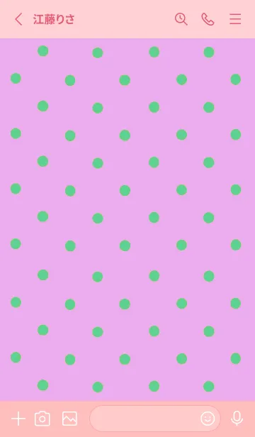 [LINE着せ替え] シンプル ミニ ドット 288の画像2