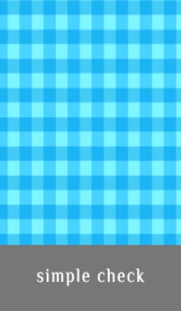 [LINE着せ替え] シンプル チェック 2の画像1