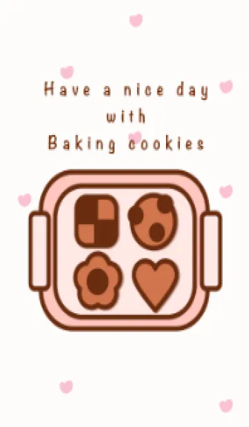 [LINE着せ替え] Baking cookies 8の画像1