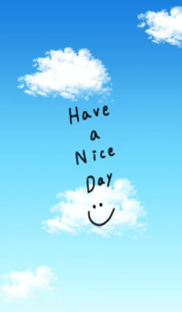 [LINE着せ替え] 青空。良い日を。の画像1