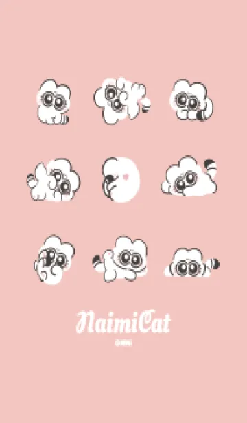 [LINE着せ替え] weeë-NaimiCat あたたかいピンクの線の画像1