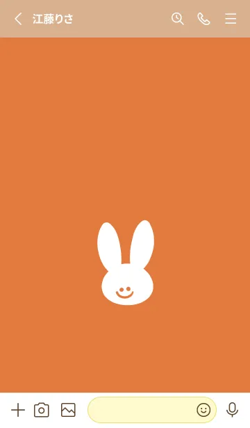 [LINE着せ替え] ホワイト ラビット .1の画像2