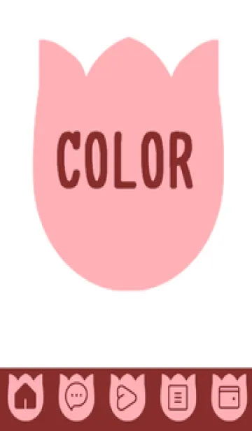 [LINE着せ替え] red color R38の画像1