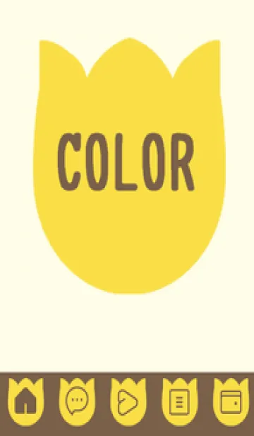 [LINE着せ替え] yellow color R37の画像1