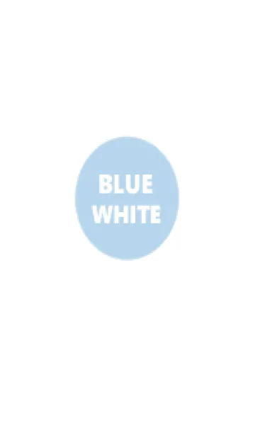 [LINE着せ替え] ホワイトとブルー。の画像1