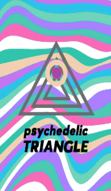 [LINE着せ替え] サイケデリック トライアングル 266の画像1