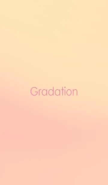 [LINE着せ替え] gradation-YELLOW&PINK-16の画像1