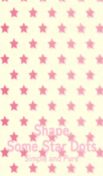 [LINE着せ替え] 星のドッドきせかえ カーネーションピンクの画像1