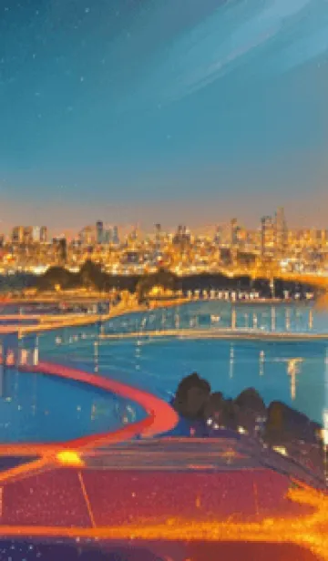 [LINE着せ替え] 夏夜のカケラ#JI217。の画像1