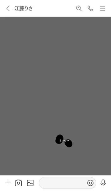 [LINE着せ替え] 大人なブラック。グレー。の画像2