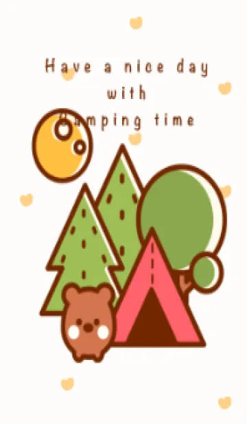 [LINE着せ替え] Wonderful camping time 11の画像1