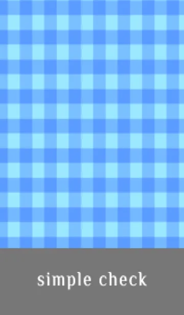 [LINE着せ替え] シンプル チェック 3の画像1