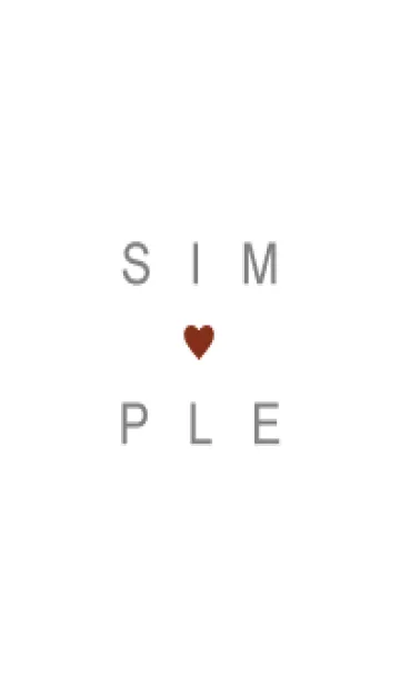 [LINE着せ替え] SIMPLE HEART 120の画像1