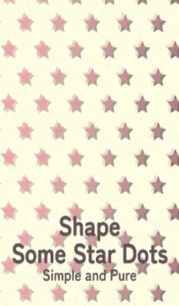 [LINE着せ替え] 星のドッドきせかえ ローズピンクの画像1