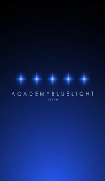 [LINE着せ替え] ACADEMY BLUE STARLIGHTの画像1