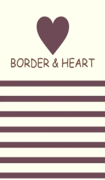 BORDER & HEART -COCOA-の着せ替えメイン画像