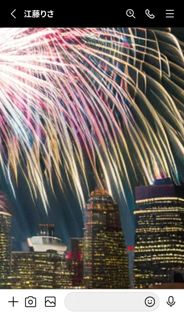 [LINE着せ替え] 夏夜のカケラ#JI25。の画像2