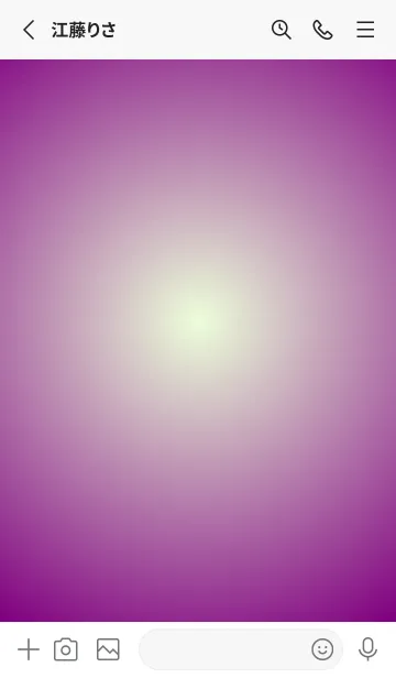 [LINE着せ替え] パステルグリーン3●パープル.TKCの画像2