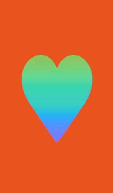 [LINE着せ替え] グラデーション ハート 16の画像1