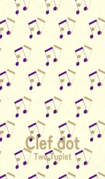 [LINE着せ替え] 2連符柄  ビオレの画像1