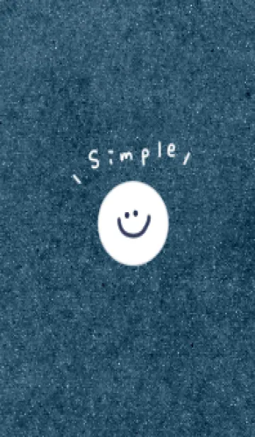 [LINE着せ替え] デニム。スマイル。シンプル。の画像1